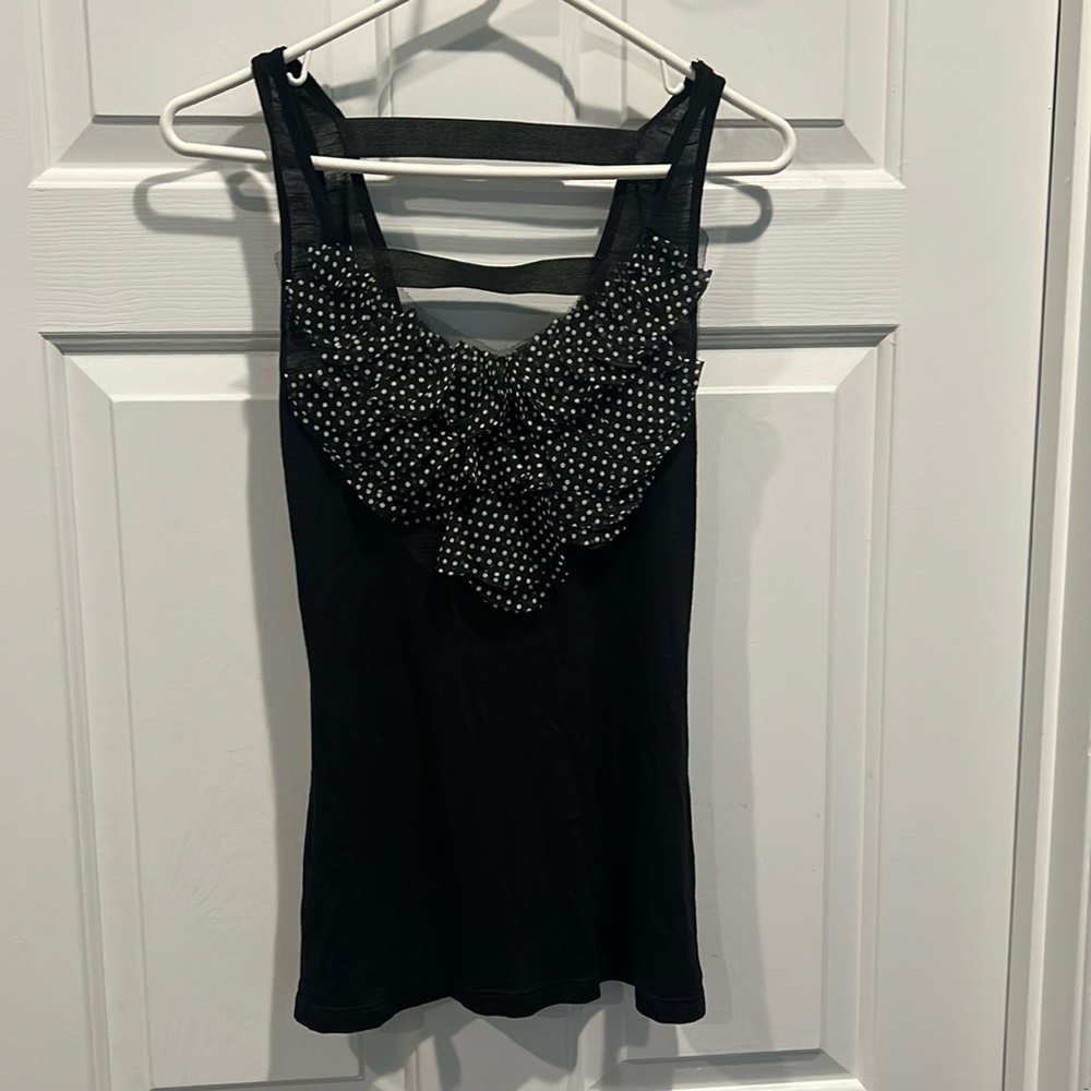 Fancy black cami